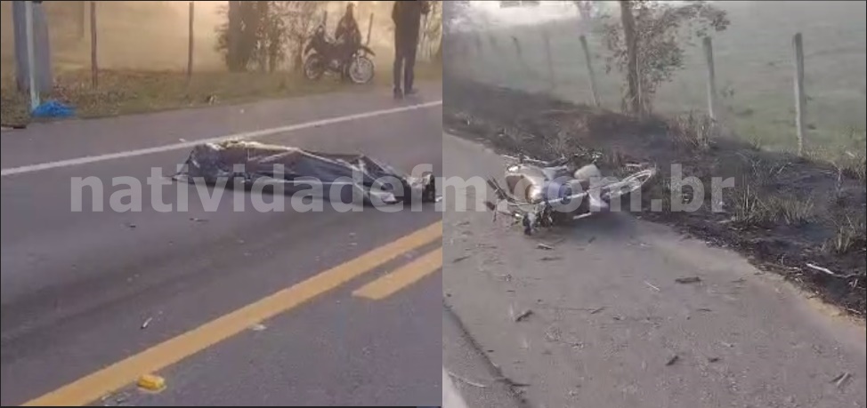 Motociclista morre e outro fica ferido em acidente na BR-356, em Itaperuna,  no RJ, Norte Fluminense